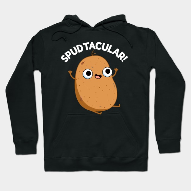 Spud-tacular Cute Pototo Spud Pun Hoodie by punnybone